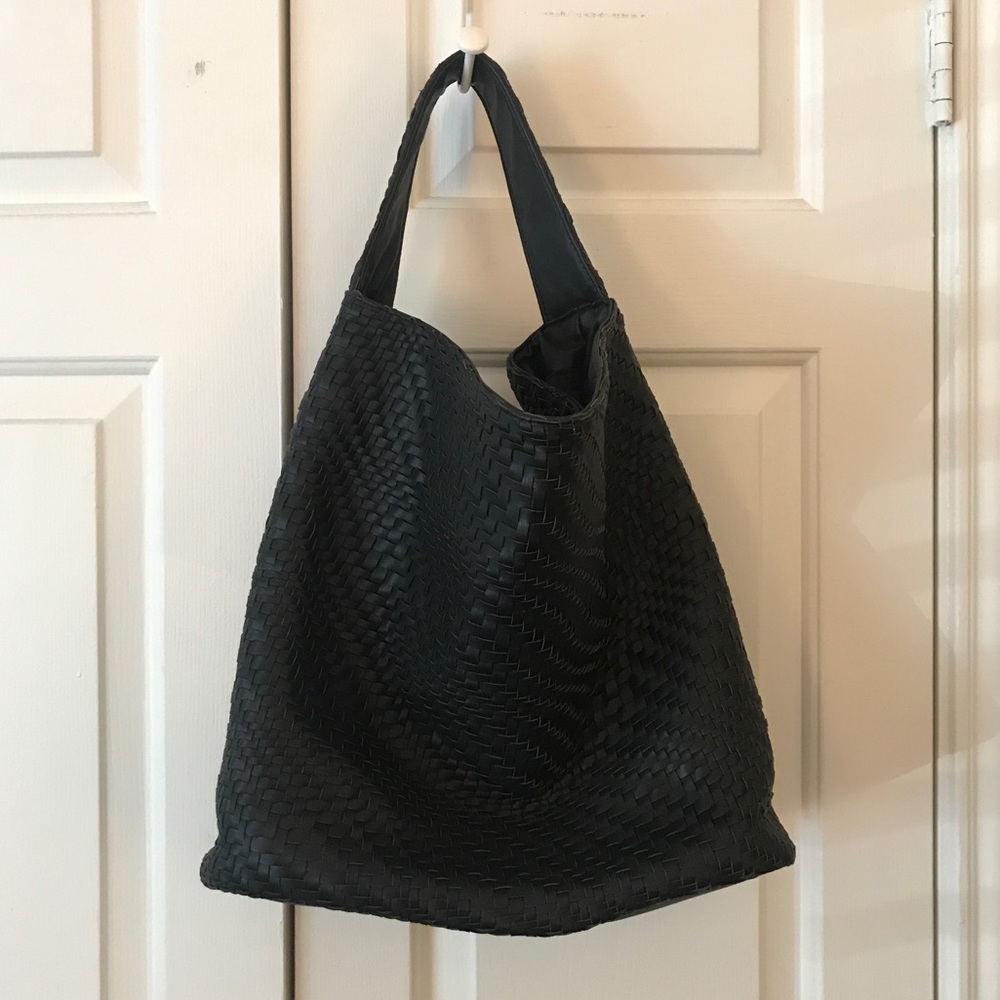 Deux Lux woven shoulder bag from Anthropologie